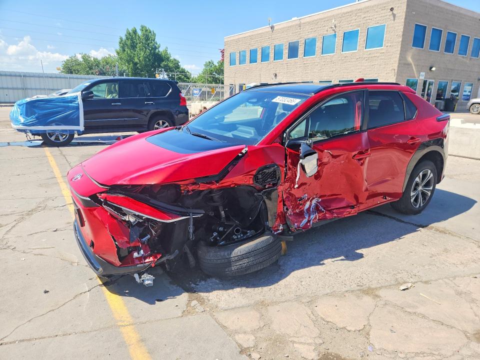 2023 Toyota Bz4x VIN JTMABACA2PA046264 COPART salvage auction — FRONT END, Co - Salvage Title, sold $6,100 on 2026-07-27 (photo 1)