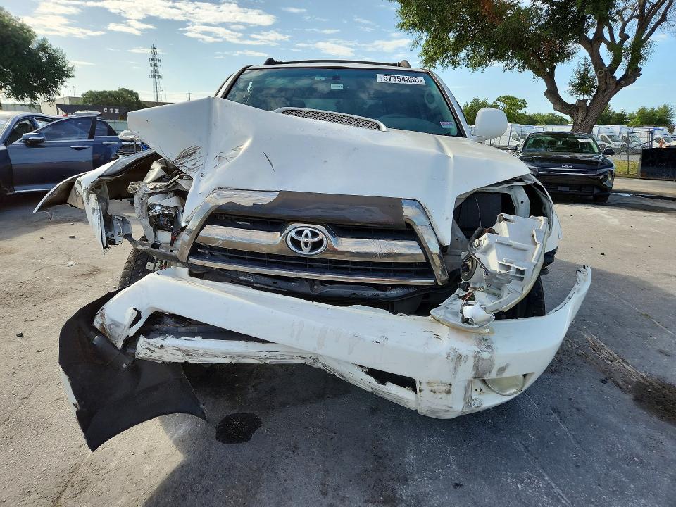 2008 Toyota 4runner VIN JTEZU14RX8K013201 COPART salvage auction — FRONT END, Fl - Cert Of Title Slvg Rebuildable, sold $2,600 on 2026-07-21 (photo 5)
