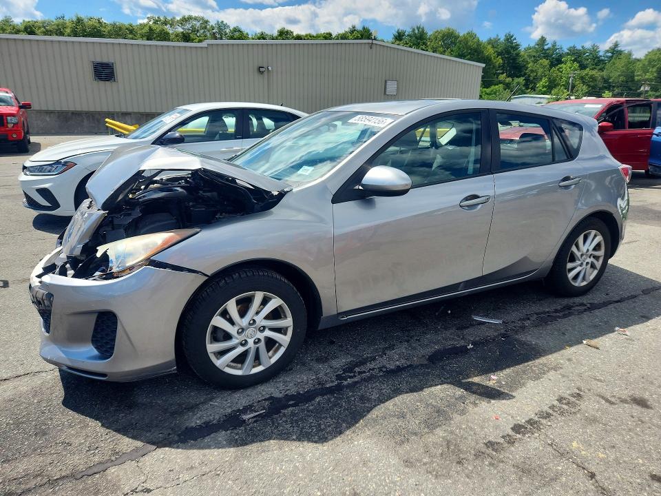 2012 Mazda VIN JM1BL1M78C1596373 COPART salvage auction — FRONT END, Wv - Salvage Certificate, sold $450 on 2026-07-28 (photo 1)