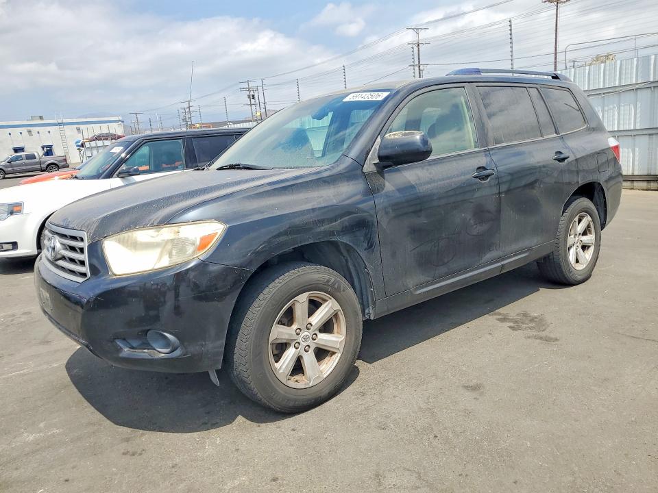 2008 Toyota Highlander VIN JTEDS41A582067666 COPART salvage auction — SIDE, CA - SALVAGE CERTIFICATE, sold $925 on 2026-07-15 (photo 1)