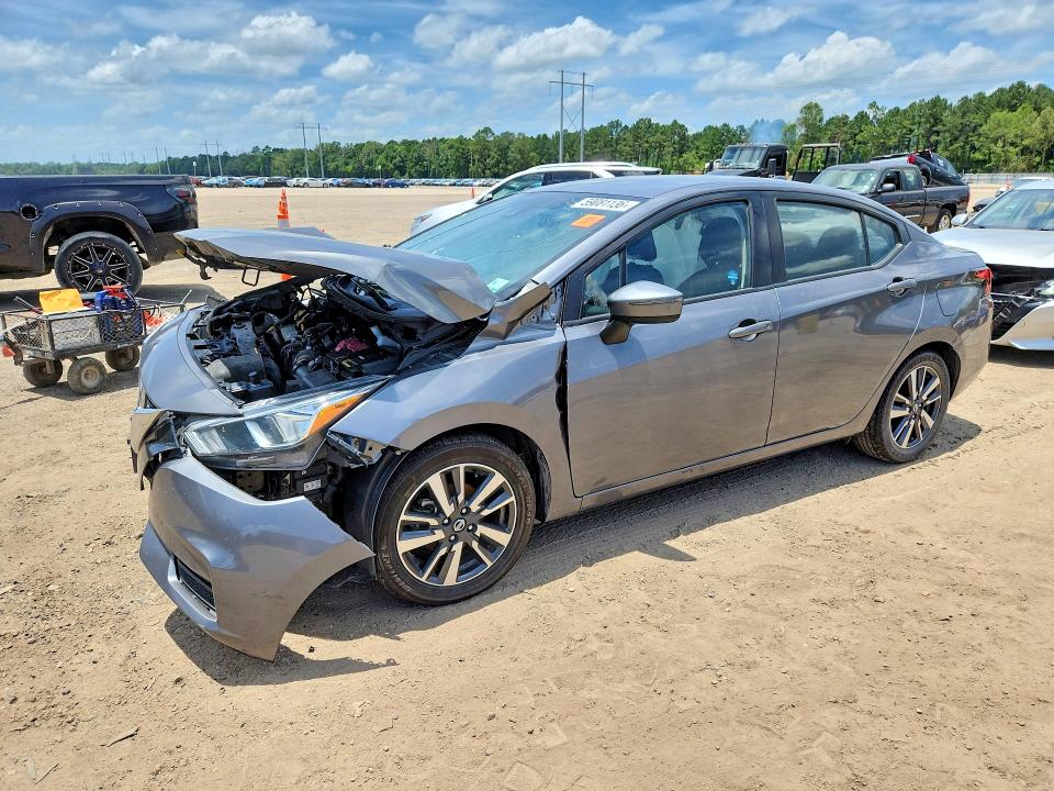 2021 Nissan Versa VIN 3N1CN8EV3ML890748 COPART salvage auction — FRONT END, La - Certificate Of Title (P), sold $675 on 2026-07-09 (photo 1)