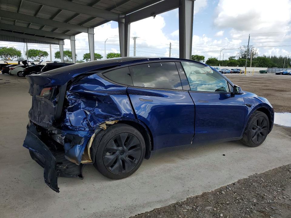 2025 Tesla Model y VIN 7SAYGDED8SF234606 COPART salvage auction — REAR END, Fl - Certificate Of Destruction, sold $8,300 on 2026-07-29 (photo 3)