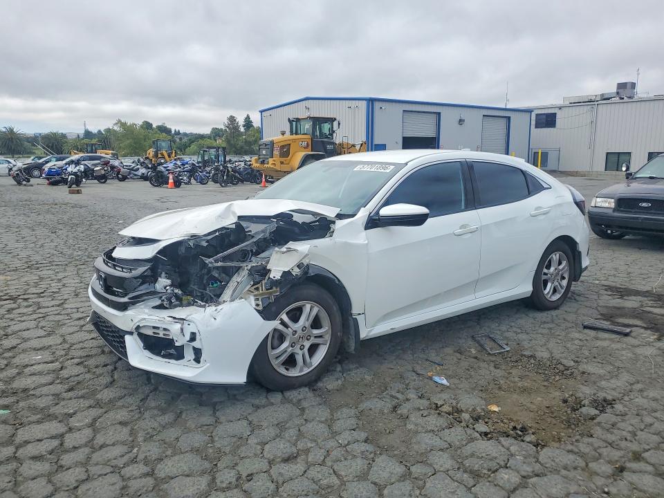 2017 Honda Civic VIN SHHFK7H2XHU202066 COPART salvage auction — FRONT END, Ca - Salvage Certificate, sold $1,900 on 2026-07-17 (photo 1)
