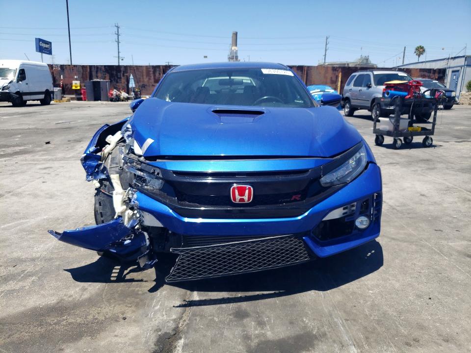 2018 Honda Civic VIN SHHFK8G70JU202392 COPART salvage auction — FRONT END, Ca - Salvage Certificate, sold $7,600 on 2026-07-06 (photo 5)