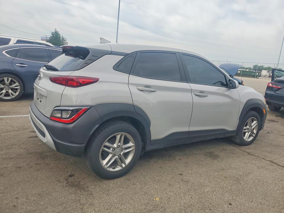 2022 Hyundai Kona VIN KM8K22AB0NU776073 COPART salvage auction — FRONT END, Oh - Certificate Of Title (P), sold $6,200 on 2026-07-29 (photo 3)