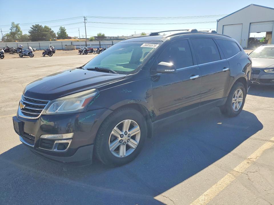 2014 Chevrolet Traverse VIN 1GNKVHKD0EJ352562 COPART salvage auction — FRONT END, Id - Salvage Certificate Of Title, sold $975 on 2026-07-30 (photo 1)