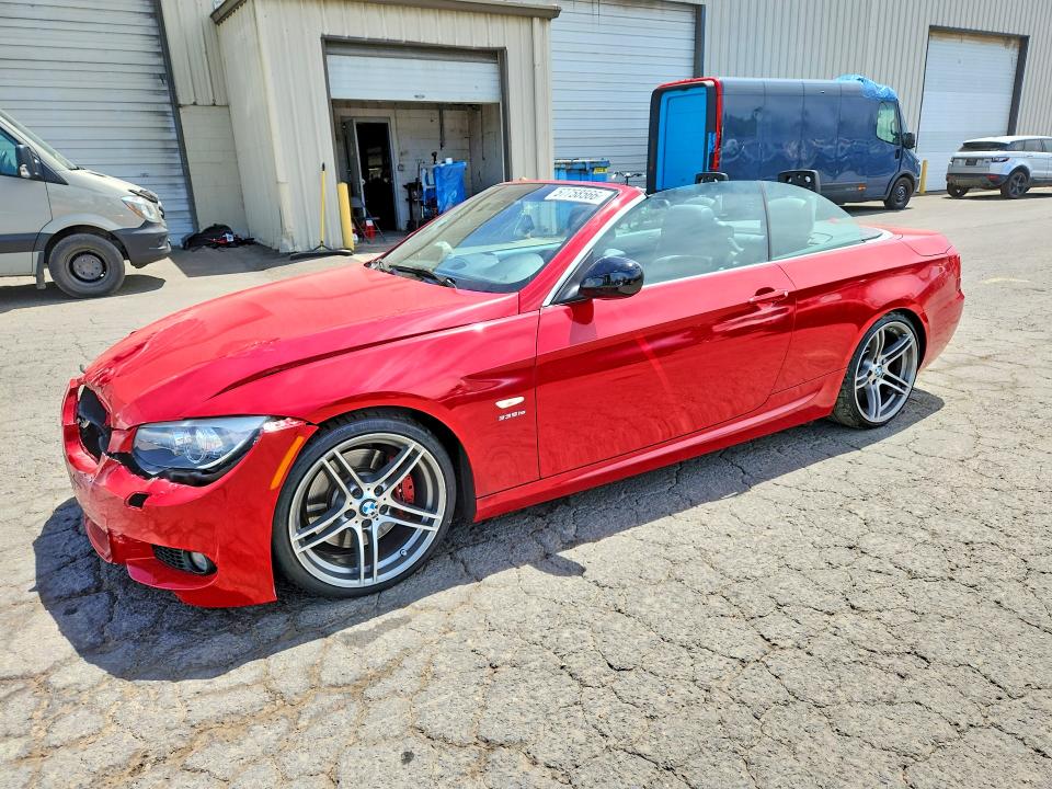 2013 BMW 3er VIN WBADX1C50DJ128732 COPART salvage auction — FRONT END, Or - Salvage Title Certificate, sold $2,100 on 2026-07-27 (photo 1)