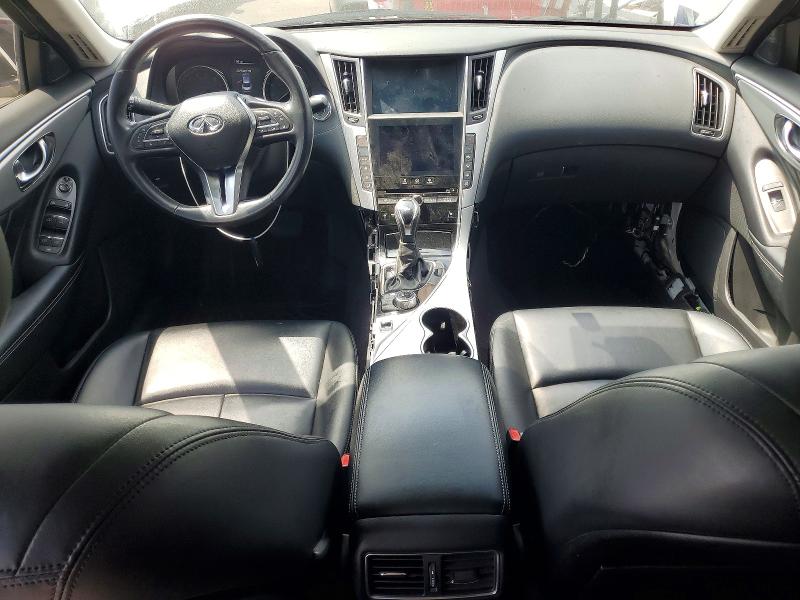 2021 Infiniti Q50 VIN JN1EV7BP9MM705066 COPART salvage auction — VANDALISM, CA - SALVAGE CERTIFICATE, sold $7,100 on 2026-07-27 (photo 8)