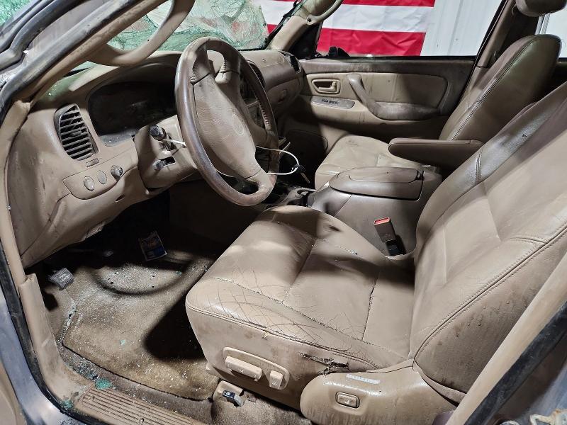 2002 Toyota Sequoia VIN 5TDBT48AX2S079956 COPART salvage auction — ROLLOVER, AK - BILL OF SALE- SALVAGE, sold $25 on 2026-07-28 (photo 7)