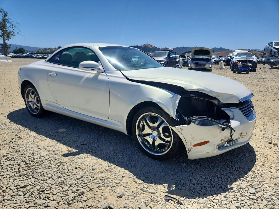 2004 Lexus Sc VIN JTHFN48Y740057961 COPART salvage auction — FRONT END, Ca - Salvage Certificate, sold $1,700 on 2026-07-21 (photo 4)