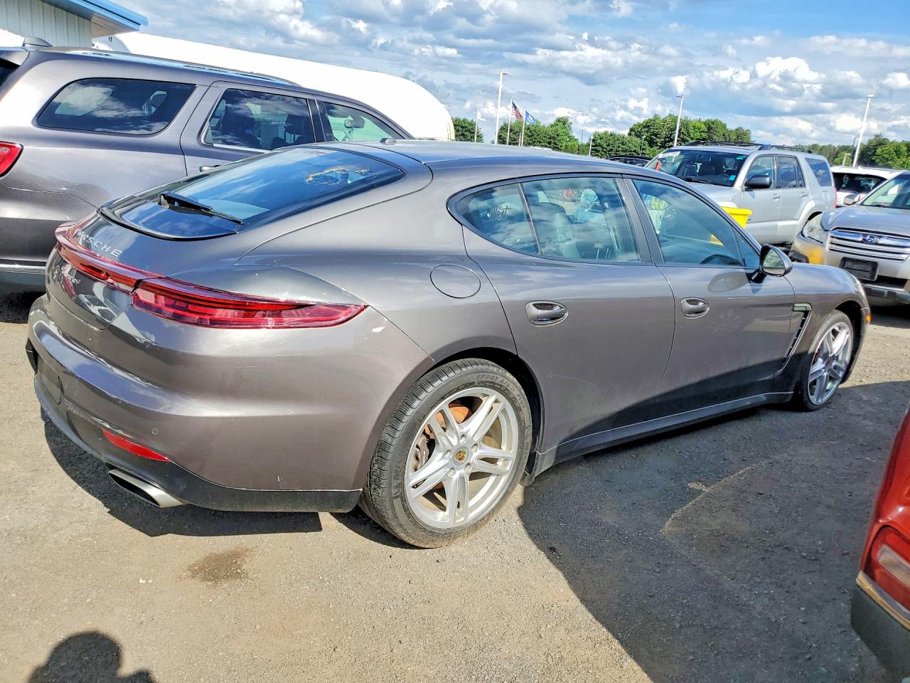 2015 Porsche Panamera VIN WP0AA2A76FL005185 COPART salvage auction — Front End, MA - CERTIFICATE OF TITLE, sold $5,900 on 2026-09-11 (photo 3)