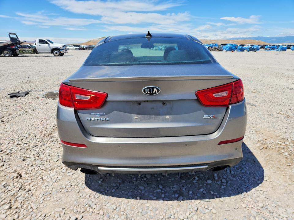 2015 Kia Optima VIN 5XXGR4A61FG395893 COPART salvage auction — FRONT END, Ut - Cert Of Title-Rebuilt/Restored, sold $775 on 2026-07-10 (photo 6)