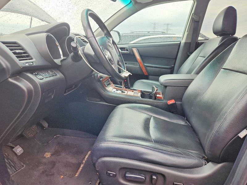 2013 Toyota Highlander VIN 5TDDK3EH3DS264215 COPART salvage auction — FRONT END, Il - Salvage Certificate, sold $4,400 on 2026-07-28 (photo 7)