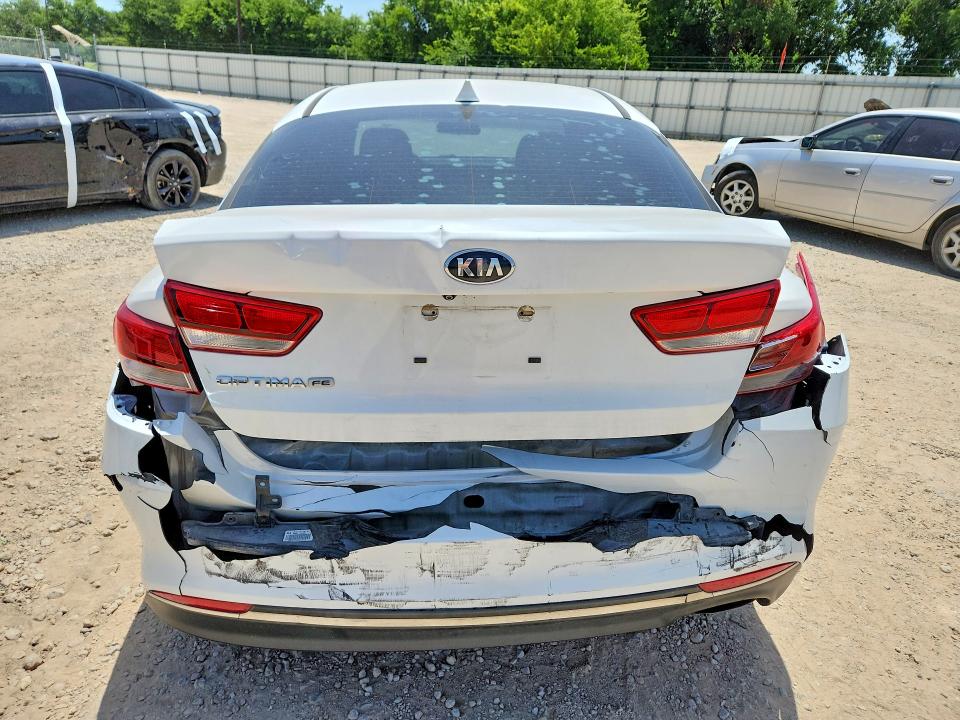 2016 Kia Optima VIN KNAGT4L38G5095954 COPART salvage auction — REAR END, Tx - Bonded Title - Salvage, sold $175 on 2026-07-23 (photo 6)