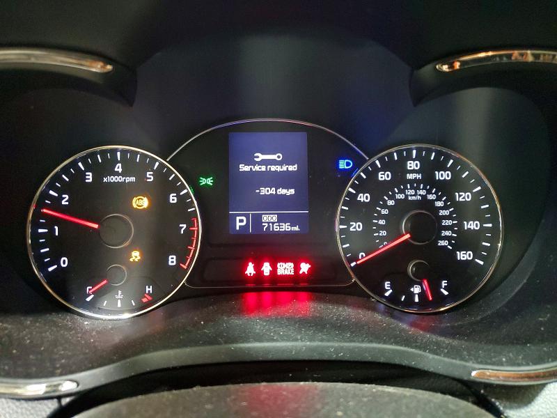 2015 Kia Forte VIN KNAFX4A80F5267584 COPART salvage auction — FRONT END, Tn - Salvage Certificate, sold $625 on 2026-07-21 (photo 9)
