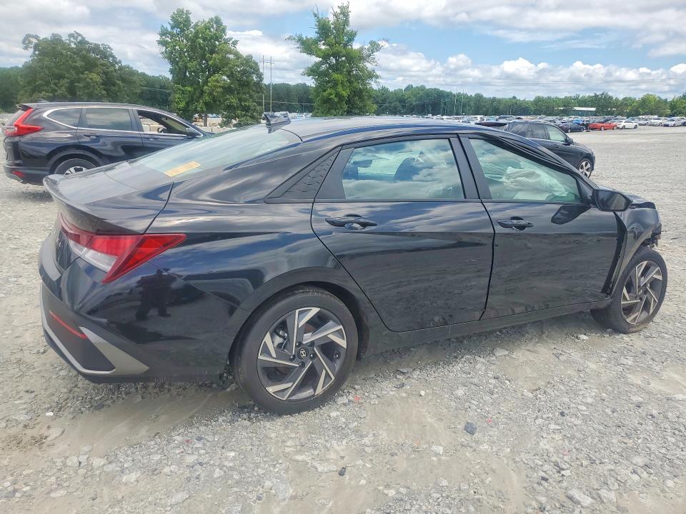 2025 Hyundai Elantra VIN KMHLM4DGXSU048161 COPART salvage auction — FRONT END, Ga - Certificate Of Title, sold $3,150 on 2026-07-27 (photo 3)