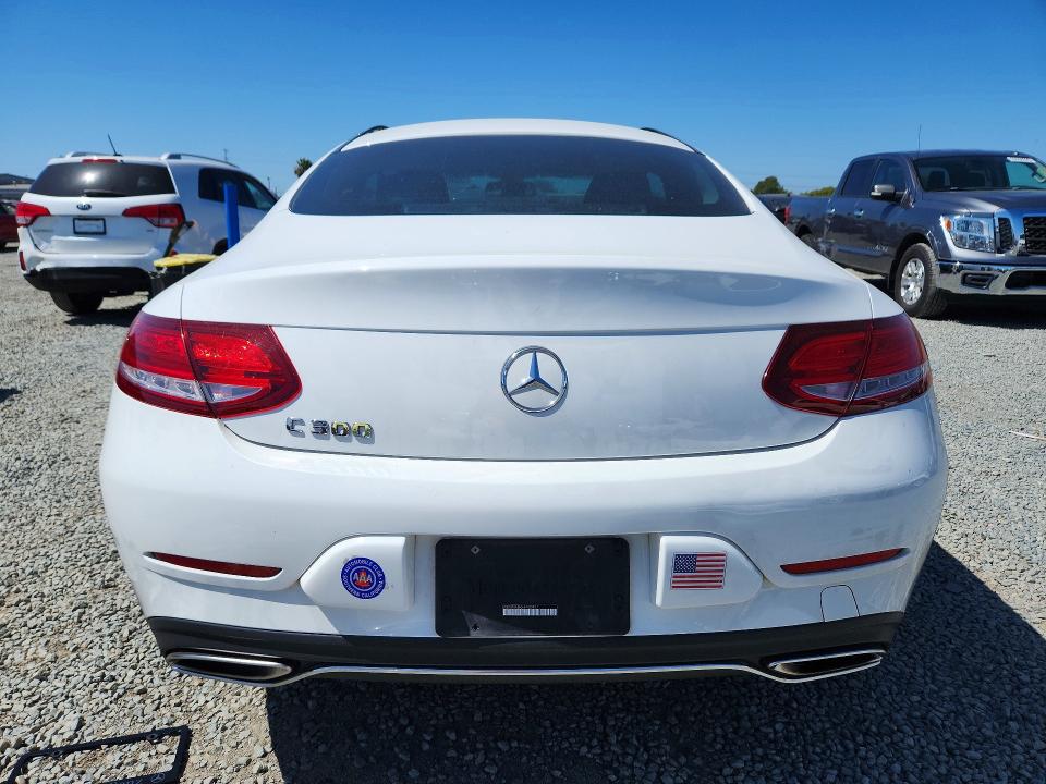 2017 Mercedes-benz C-klasse VIN WDDWJ4JB6HF430421 COPART salvage auction — FRONT END, Ca - Salvage Certificate, sold $3,550 on 2026-07-31 (photo 6)