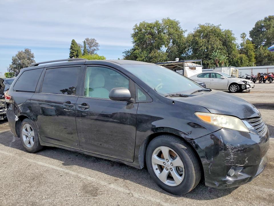 2012 Toyota VIN 5TDKK3DC8CS218200 COPART salvage auction — FRONT END, Ca - Salvage Certificate, sold $1,300 on 2026-07-24 (photo 4)