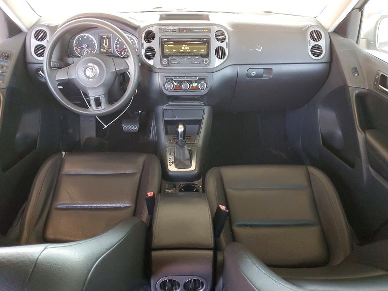 2012 Volkswagen Tiguan VIN WVGAV7AX6CW547751 COPART salvage auction — FRONT END, Ca - Dis/Dlr/Exp Only Clean Title, sold $500 on 2026-07-02 (photo 8)