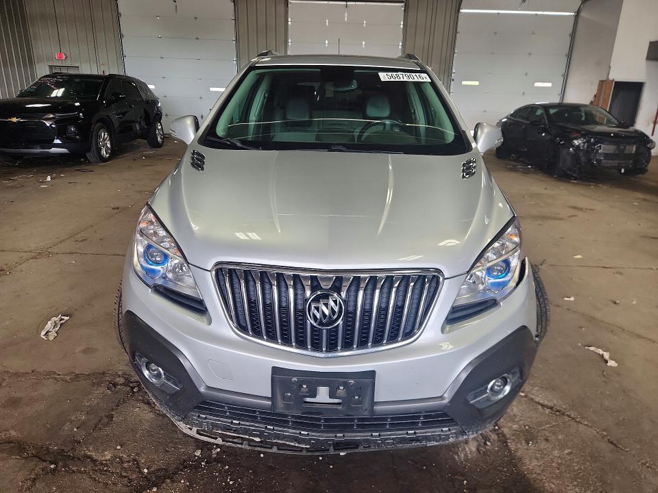 2015 Buick Encore VIN KL4CJGSB0FB178709 COPART salvage auction — FRONT END, Wi - Certificate Of Title, sold $500 on 2026-07-27 (photo 5)