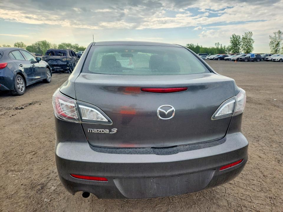 2012 Mazda 3 VIN JM1BL1UF2C1666747 COPART salvage auction — REAR END, Qc - Gravement Accidente, sold $775 on 2026-07-21 (photo 6)