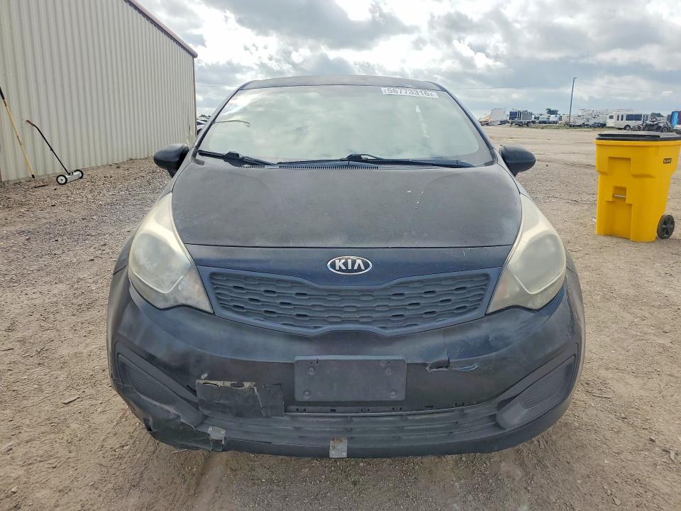 2014 Kia Rio VIN KNADM4A37E6335991 COPART salvage auction — FRONT END, Nm - Cert Of Title-Salvage, sold $200 on 2026-07-22 (photo 5)