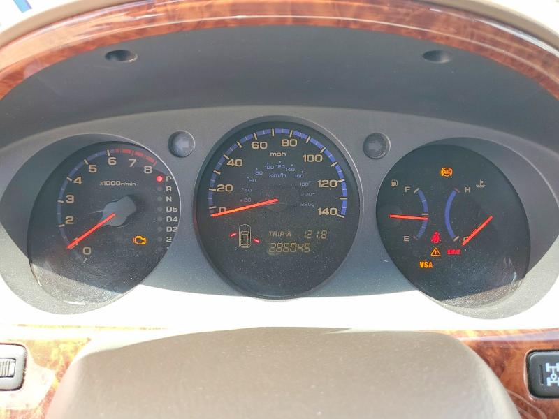 2004 Acura Mdx VIN 2HNYD18934H530426 COPART salvage auction — REAR END, TX - SALVAGE VEHICLE TITLE, sold $425 on 2026-07-02 (photo 9)
