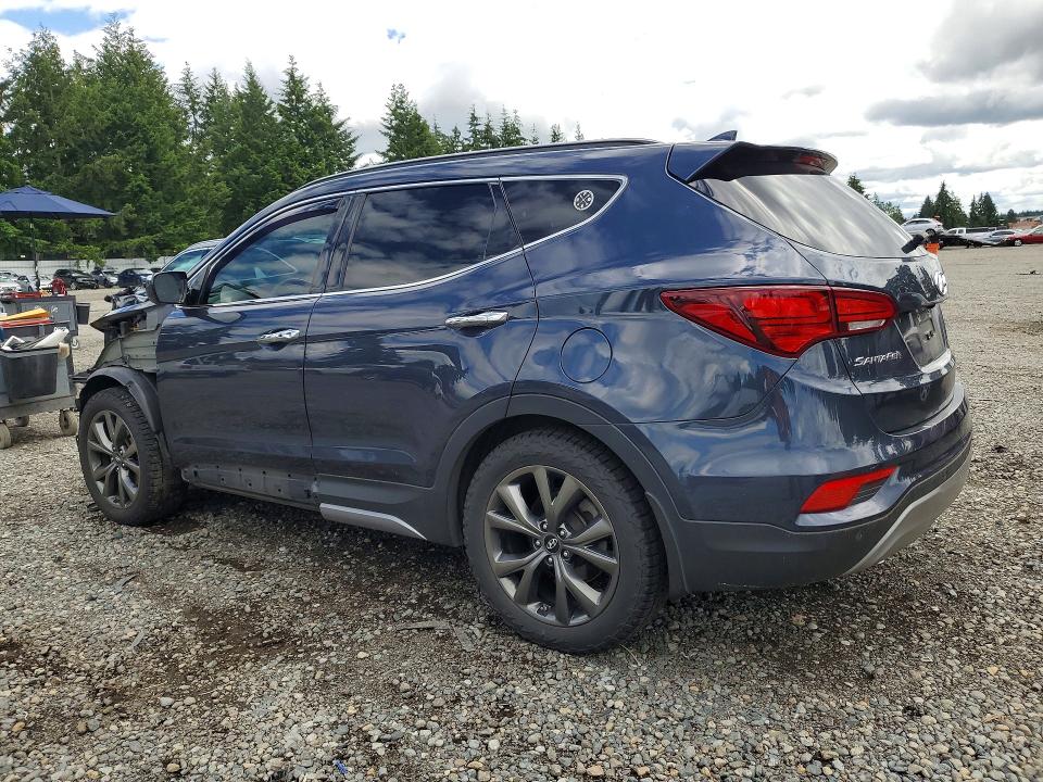 2017 Hyundai Santa fe VIN 5XYZWDLA1HG498801 COPART salvage auction — FRONT END, Wa - Bill Of Sale, sold $3,600 on 2026-07-02 (photo 2)