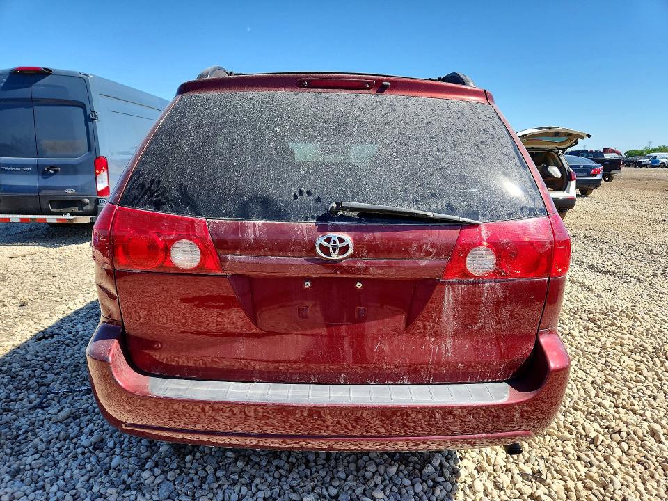 2006 Toyota Sienna VIN 5TDZA23C16S552814 COPART salvage auction — SIDE, IL - SALVAGE CERTIFICATE, sold $725 on 2026-07-24 (photo 6)