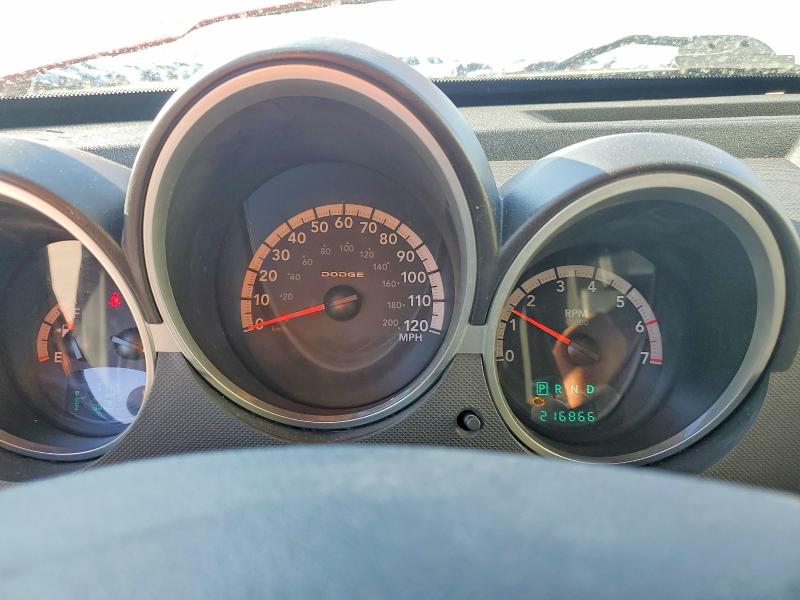 2007 Dodge Nitro VIN 1D8GU58K77W566400 COPART salvage auction — FRONT END, UT - SALVAGE CERTIFICATE, sold $350 on 2026-08-31 (photo 9)