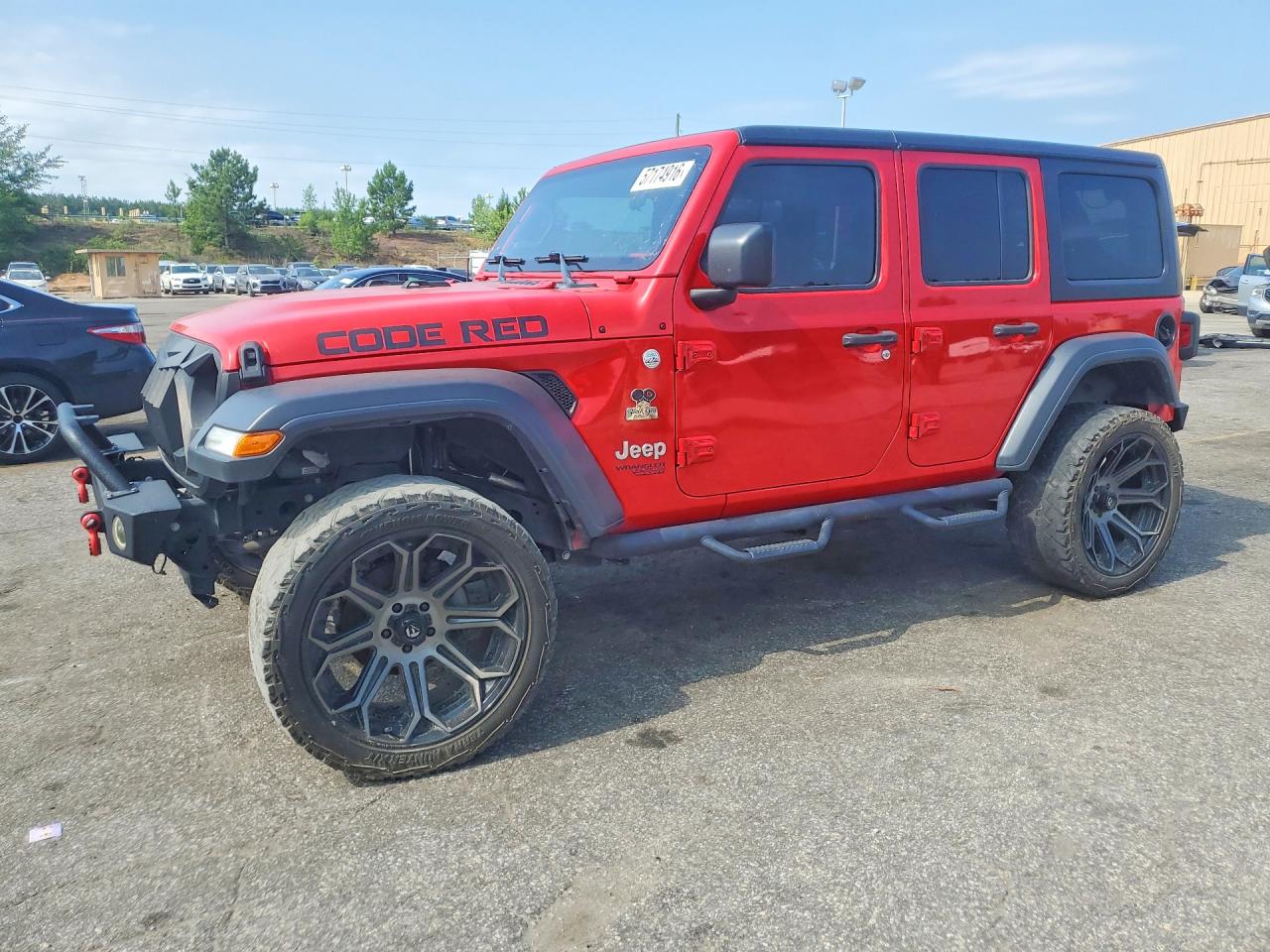 2019 Jeep Wrangler Unlimited VIN 1C4HJXDG5KW528214 COPART salvage auction — Minor Dent/Scratches, GA - CERTIFICATE OF TITLE (P), sold $10,700 on 2026-07-01 (photo 1)
