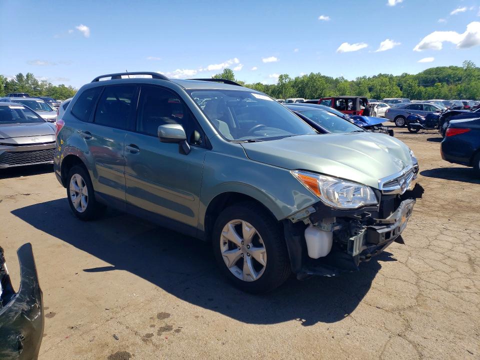2015 Subaru Forester VIN JF2SJADC5FH590661 COPART salvage auction — FRONT END, Ct - Cert Of Title-Salvage, sold $575 on 2026-07-02 (photo 4)