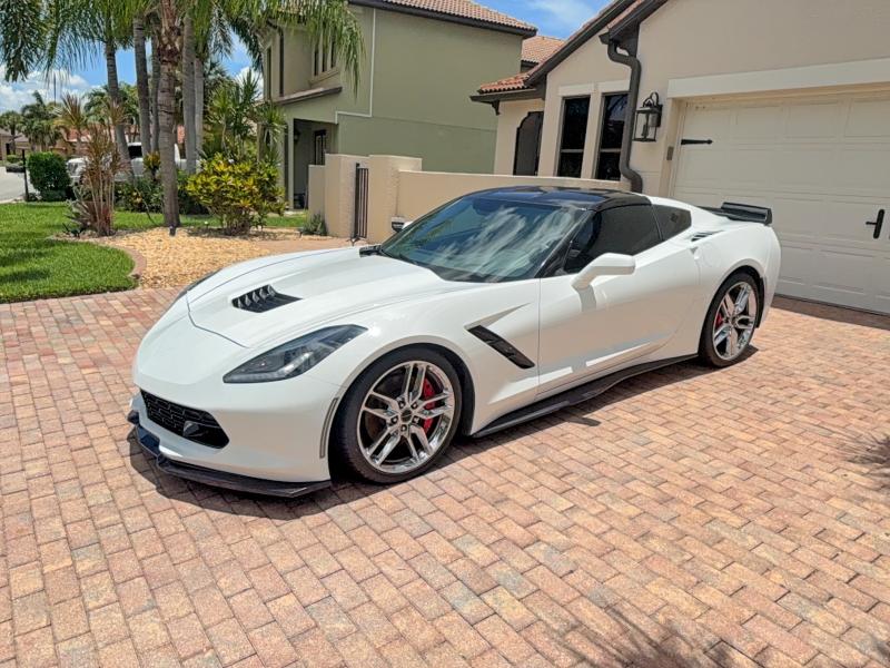 2016 Chevrolet Corvette stingray VIN 1G1YL2D71G5104192 COPART salvage auction — DAMAGE HISTORY, NC - SALVAGE CERT-REBUILT (P), sold $25,000 on 2026-07-31 (photo 2)