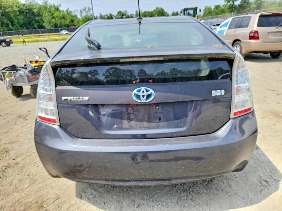 2010 Toyota Prius VIN JTDKN3DU6A0035720 COPART salvage auction — ROOF, Md - Cert Of Salvage > 75% Damage, sold $575 on 2026-07-10 (photo 6)