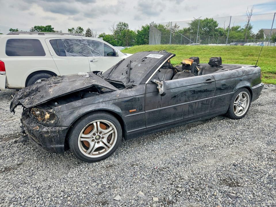 2001 BMW 3 series VIN WBABS53451EV85836 COPART salvage auction — BURN, Pa - Certificate Of Salvage, sold $400 on 2026-07-07 (photo 1)