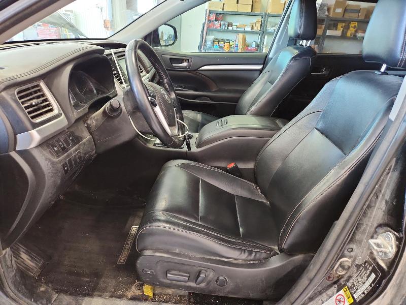 2017 Toyota Highlander VIN 5TDJZRFH3HS435759 COPART salvage auction — HAIL, Ia - Salvage W/Salvage History, sold $8,600 on 2026-07-07 (photo 7)
