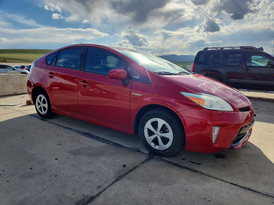 2013 Toyota Prius VIN JTDKN3DU3D5633593 COPART salvage auction — FRONT END, Co - Public - Salvage Title, sold $5,600 on 2026-07-27 (photo 4)