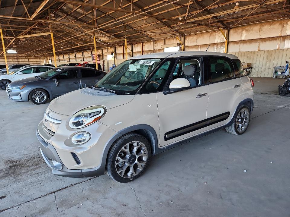 2014 Fiat 500 VIN ZFBCFADH4EZ019738 COPART salvage auction — MECHANICAL, Az - Certificate Of Title, sold $925 on 2026-07-08 (photo 1)