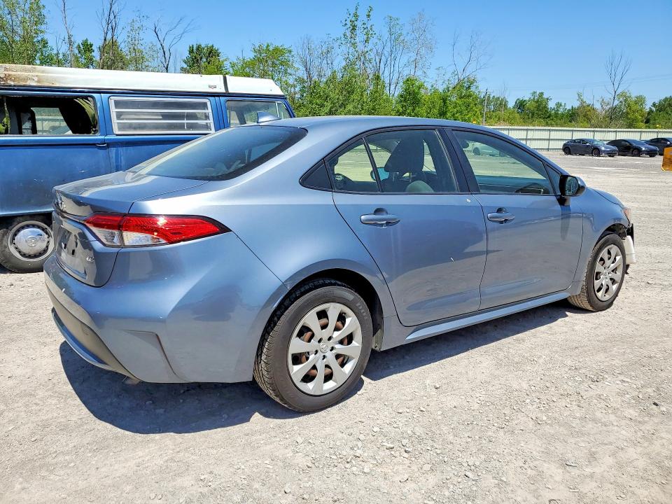 2021 Toyota VIN JTDEPMAE6MJ147023 COPART salvage auction — REAR END, Ny - Mv-907A Salvage Certificate, sold $4,850 on 2026-07-06 (photo 3)