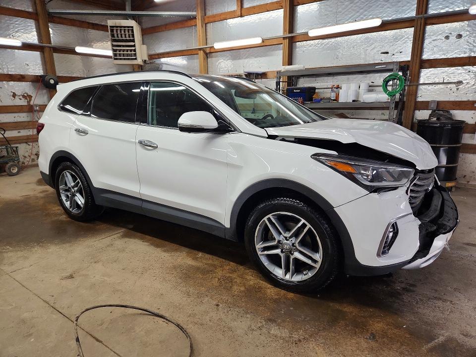 2018 Hyundai Santa fe VIN KM8SR4HF2JU258685 COPART salvage auction — FRONT END, Il - Salvage Certificate, sold $3,000 on 2026-07-27 (photo 4)