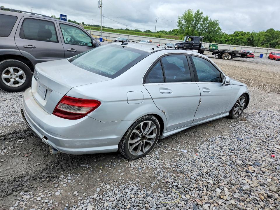 2010 Mercedes-benz C class VIN WDDGF8BB4AF409987 COPART salvage auction — FRONT END, Fl - Cert Of Title-Rebuilt, sold $525 on 2026-07-07 (photo 3)