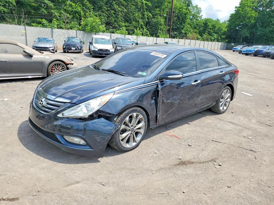 2014 Hyundai Sonata VIN 5NPEC4AB8EH845256 COPART salvage auction — SIDE, Pa - Certificate Of Salvage, sold $625 on 2026-07-06 (photo 1)