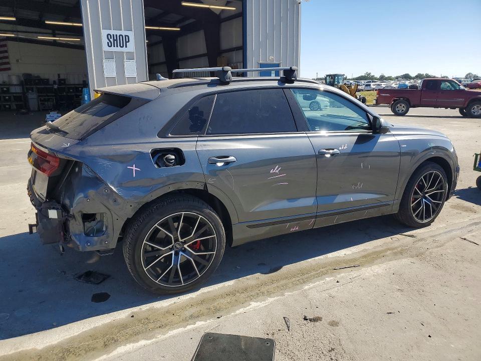 2021 Audi Q8 VIN WA1FVBF19MD021963 COPART salvage auction — REAR END, Ca - Salvage Certificate, sold $18,500 on 2026-07-16 (photo 3)