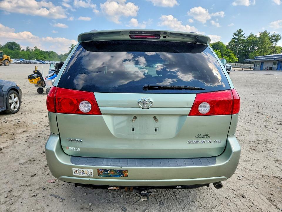 2008 Toyota Sienna VIN 5TDZK22CX8S191391 COPART salvage auction — FRONT END, MA - CERT OF TITLE-RECONSTRCTD COLL, sold $2,600 on 2026-07-20 (photo 6)