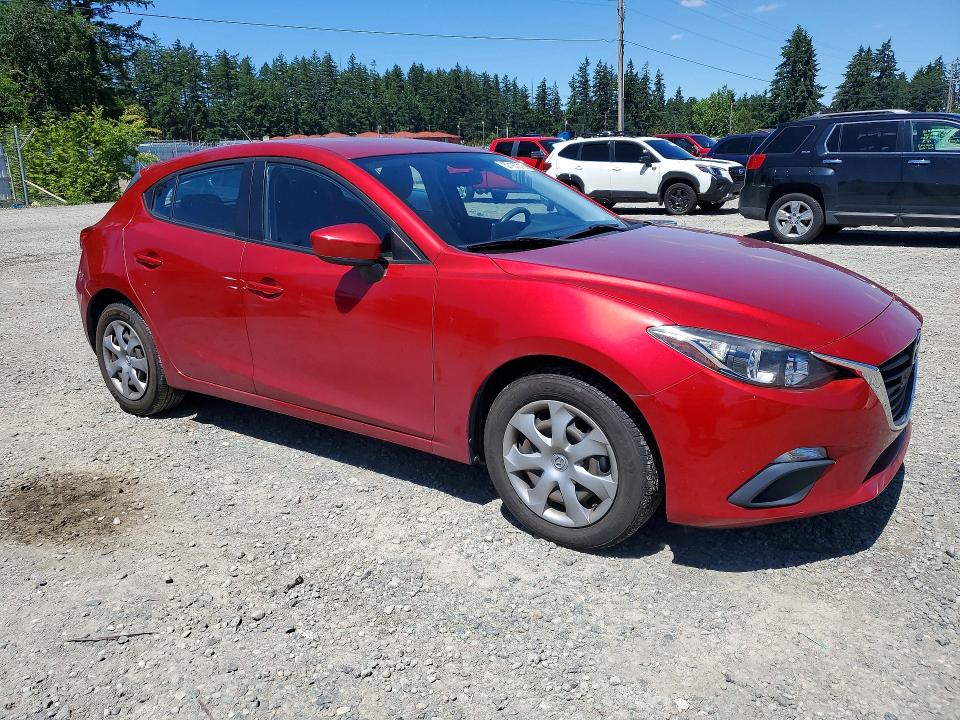 2016 Mazda 3 VIN JM1BM1J74G1347897 COPART salvage auction — SIDE, WA - BILL OF SALE, sold $3,950 on 2026-07-10 (photo 4)