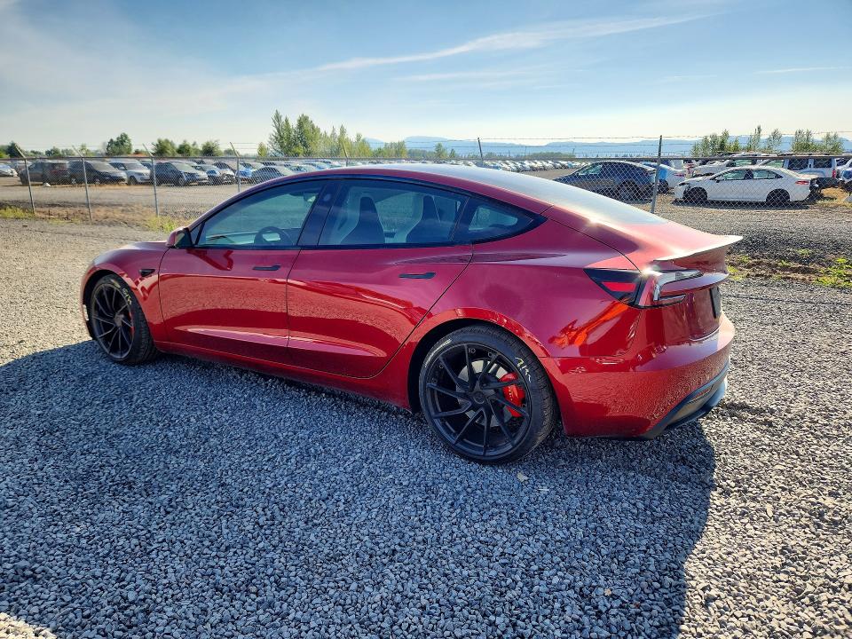 2024 Tesla VIN 5YJ3E1ET6RF896004 COPART salvage auction — FRONT END, OR - SALVAGE TITLE CERTIFICATE, sold $22,300 on 2026-09-01 (photo 2)