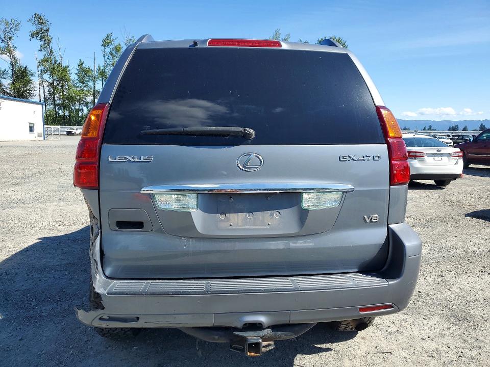 2003 Lexus Gx 470 VIN JTJBT20X930022315 COPART salvage auction — REAR END, Id - Cert Of Title -Rebuilt Salvage, sold $3,450 on 2026-07-13 (photo 6)