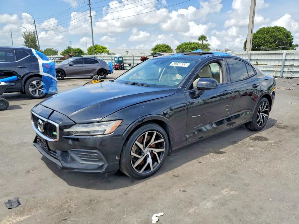 2020 Volvo S60 VIN 7JRA22TKXLG072053 COPART salvage auction — ENGINE BURN, Ca - Certificate Of Title, sold $3,800 on 2026-08-01 (photo 1)