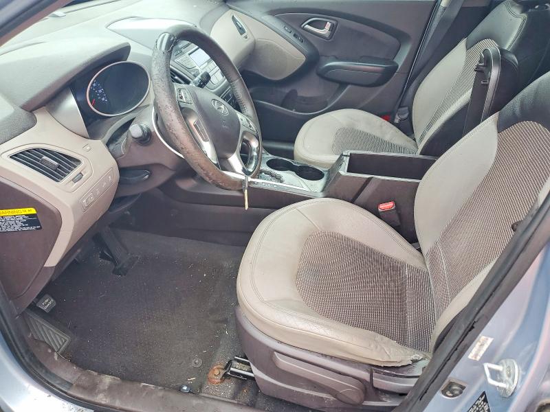 2012 Hyundai Tucson VIN KM8JUCAC9CU417063 COPART salvage auction — NORMAL WEAR, Nj - Certificate Of Title, sold $1,950 on 2026-07-14 (photo 7)