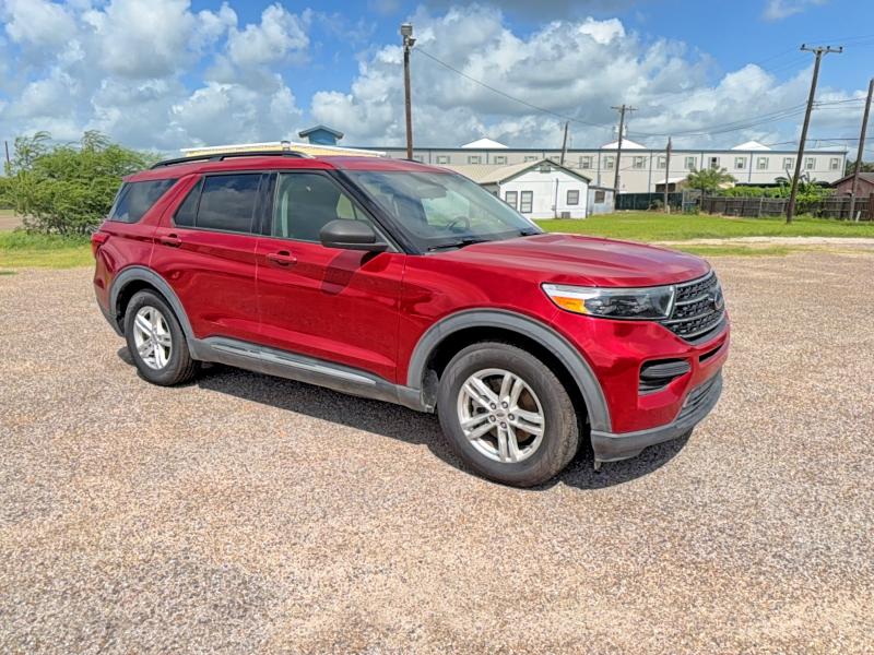 2021 Ford Explorer VIN 1FMSK7DH8MGA61598 COPART salvage auction — MINOR DENT/SCRATCHES, TX - CERTIFICATE OF TITLE (P), sold $7,000 on 2026-07-28 (photo 1)